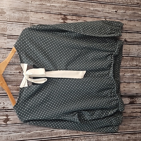 Lumiere Tops - Lumiere Polka Dot Blouse